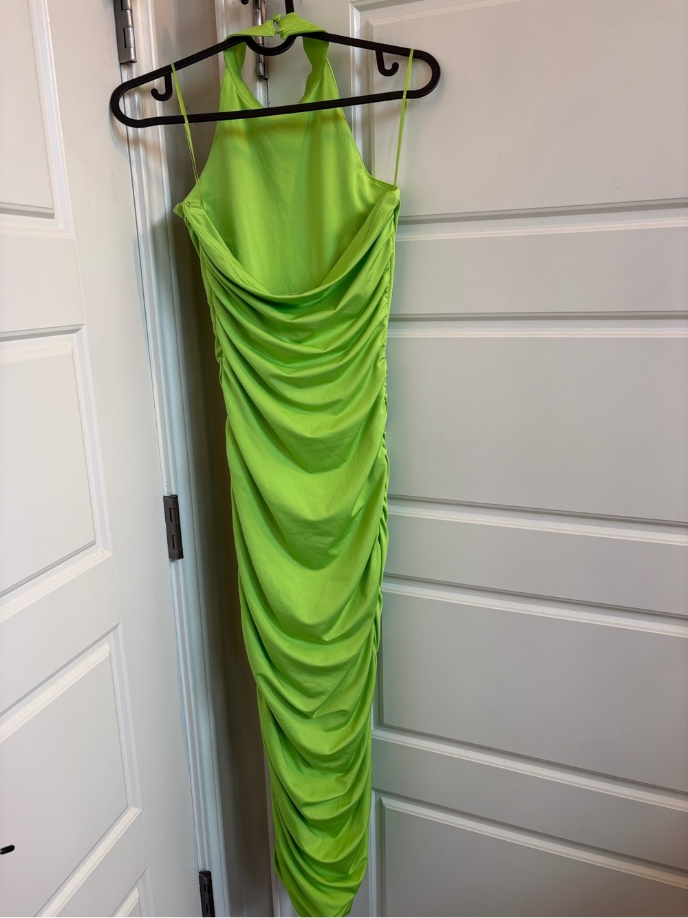 Superdown Size XS Mallory High Neck Ruched Dress - Picture 4 of 6